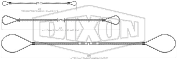 Minsup Safety Whipcheck Hose To Hose Service Dixon Valve China