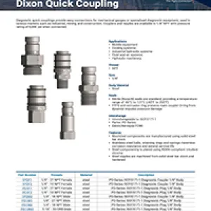 PD-Series Diagnostic Fittings