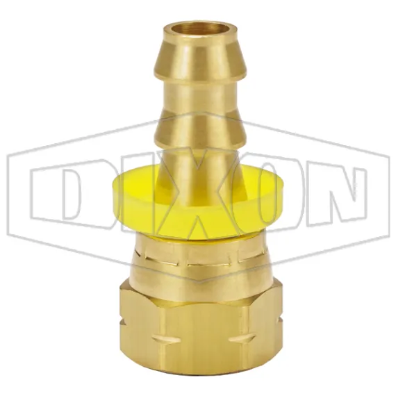 Female 45° SAE Swivel x Push-on Hose Barb