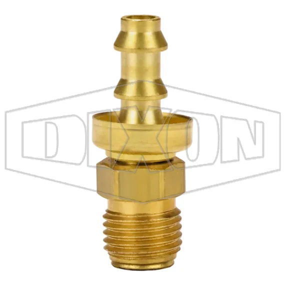 Male SAE Inverted Flare Swivel x Push-on Hose Barb