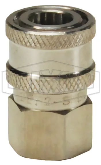 quick disconnects e series hydraulic straight through interchange female threaded couplers