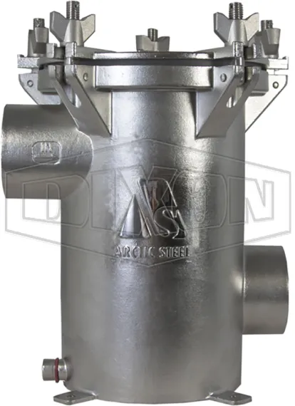 siso strainer side inlet side outlet