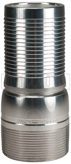 king combination nipple threaded 
