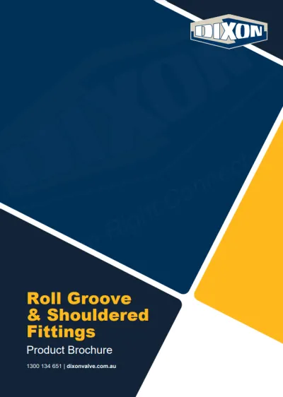 Roll Groove and Shouldered Fittings Product Brochure