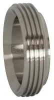 short threaded bevel seat ferrule