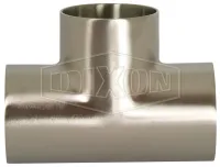 Polished Short Weld Tee