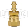 Female NPSM Swivel x Push-on Hose Barb Ball Seat
