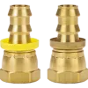 Female NPSM Swivel x Push-on Hose Barb Ball Seat