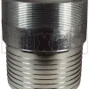 king crimp style short combination nipple