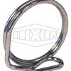 pull ring safety clips for boss-lock couplers