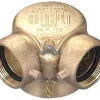 Single Clapper Siamese Connection Bottom Outlet