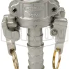 EZ Boss-Lock Cam & Groove/Camlock Type C Coupler x Hose Shank