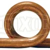 180° Steam Gauge Siphon Red Brass pressure guage 